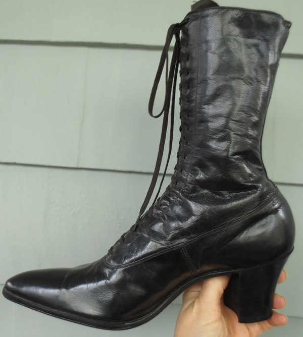 Antique Black Victorian Boots