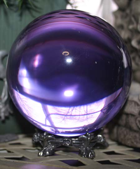 Purple Alexandrite Glass Crystal Ball 80mm