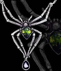 Emerald Venom Spider Choker