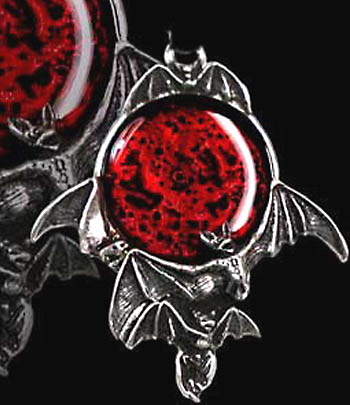 Blood Moon Bat Pendant