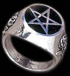 Roseus Pentagram Ring
