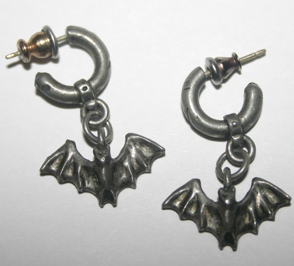 Vampire Bat Earrings