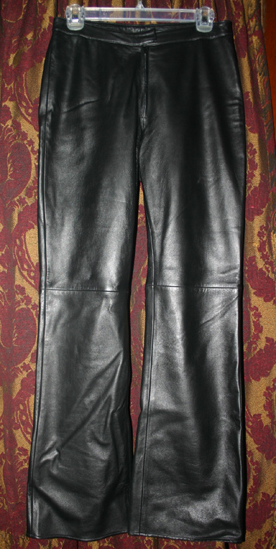 leather pants size 6